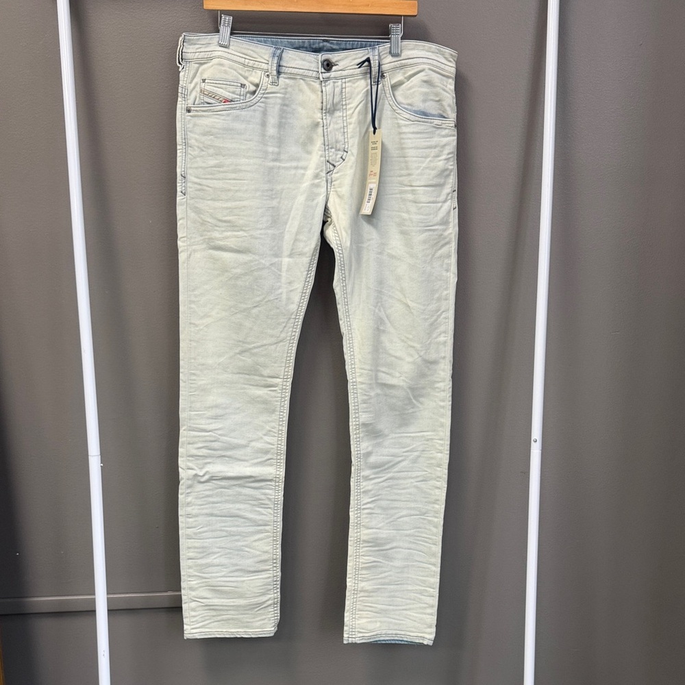 Diesel Men's Off-White Slim Jeans